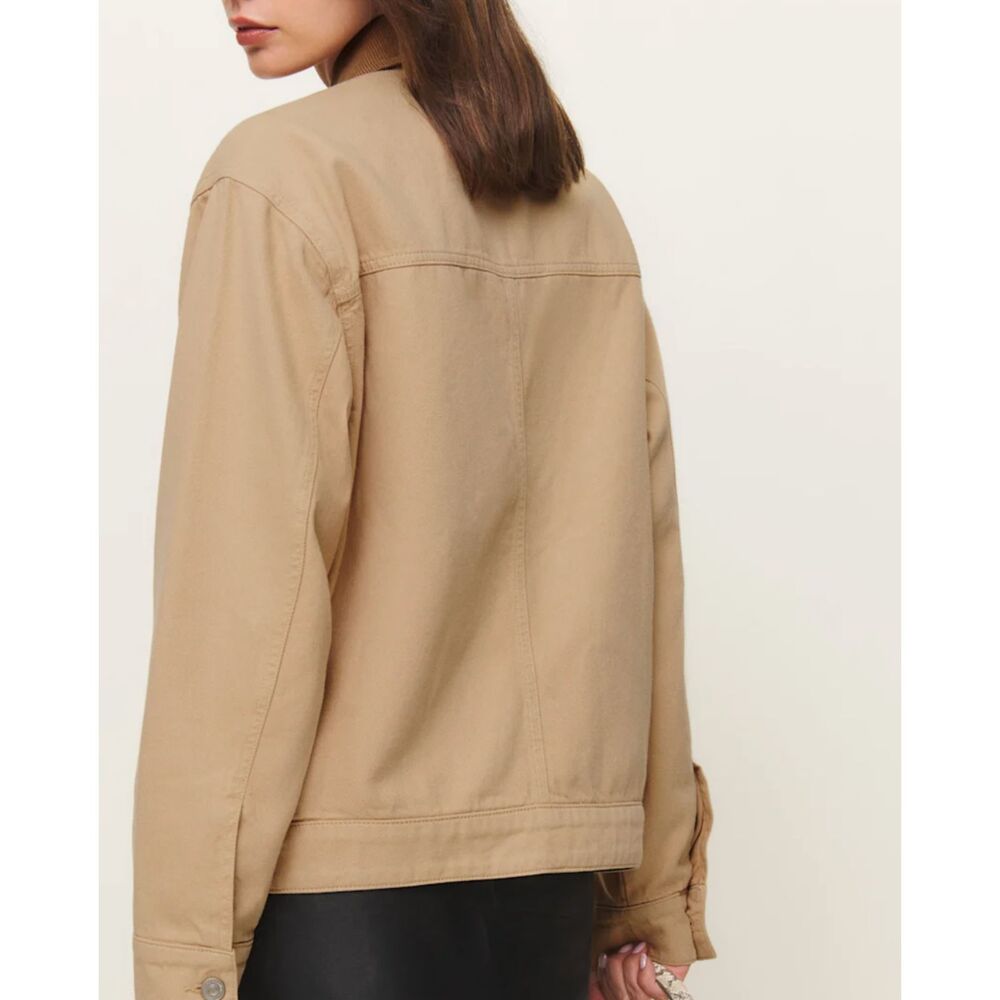Reformation Harrison Utility Jacket Regenerative Cotton Size XL NWT